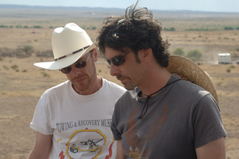 Ethan and Joel Coen On Location for NO COUNTRY FOR OLD MEN